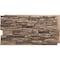 Ekena Millwork 45 3/4"W x 24 1/2"H x 1 1/4"D Canyon Ridge Stacked Stone Faux Stone Siding Panel Smokey Ridge PNU24X48CNSR - alternate 1